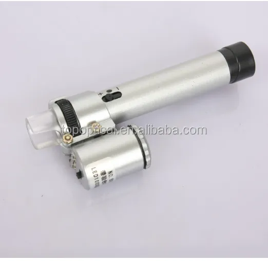Portable Digital LED Pocket Microscope with 40x-100x Magnification