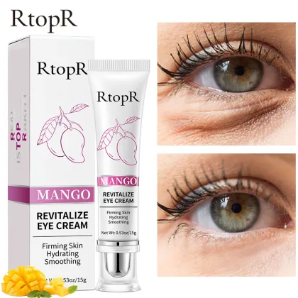 RtopR Mango Anti-Wrinkle Eye Cream: Anti-Aging, Moisturizing, Anti-Puffiness, Dark Circle Firming Skin Care