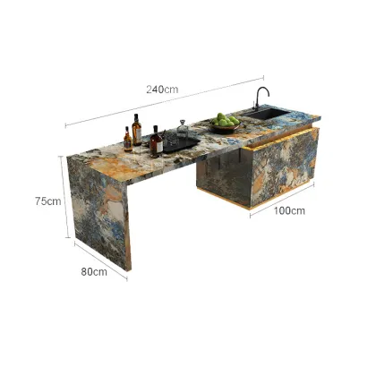 Modern Kitchen Kitchen Countertop Island