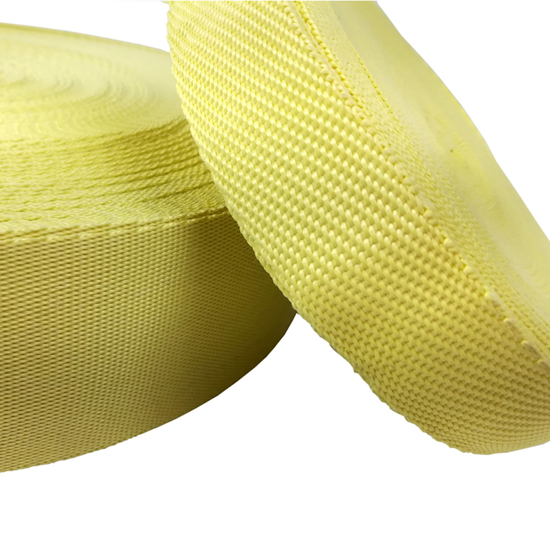 Wholesale High Strength Kevlar Tape Aramid Webbing Braid Ribbon 1