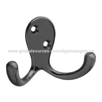 China Custom Stanley Hardware Basic Double Robe Hooks in Oil Rubbed Bronze