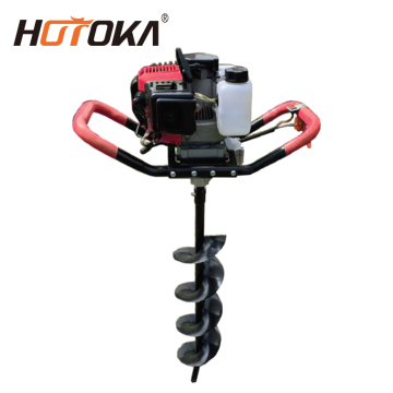 gasoline earth auger ground drill machine