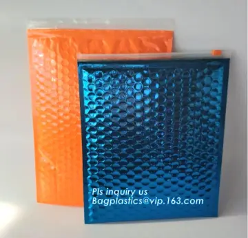 Transparent Bubble Bag With Slider, Slider Zipper Bubble Bag With Closer, Side Seal Air Bubble Bag, Slider Ziplock Zipper Bubble