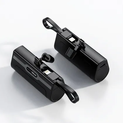 2-in-1 Fast Charging Power Bank for iPhone, Samsung, and Huawei - Type-C & Plug & Play