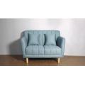 Современная мебель, ткань, бархат, синий, одноместный диван