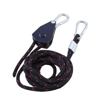 1/4\" Rope Ratchet Lock Tie Down System with Aluminum Clip: Secure and Durable Lashing Solution