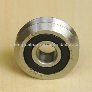 W Guide Wheels RM2 2RS ، 9.525mm / 3/8 "Bore ، Double Row ، اثنين من الأختام المطاطية ،" W "