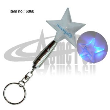 Mini star style wtih key ring Pocket torch lighter
