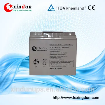 Long cycle life valve regulated lead acid battery 12V