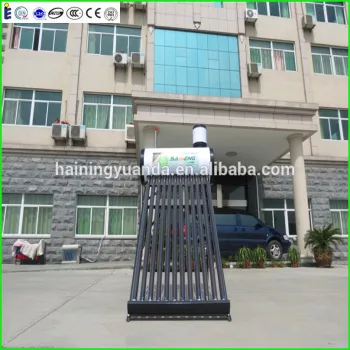 Vacuum glass tubes for solar water heater with an mini assistant water tank