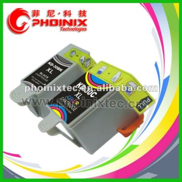 High Ink Capacity! Compatible Inkjet Cartridge for KODAK 30XLBK, 301XL Color