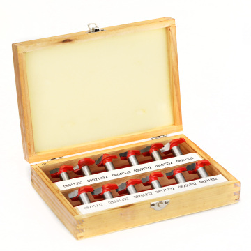 12PC Door Panel Router Bits Set - Solid Carbide CNC Router Bits for Woodworking