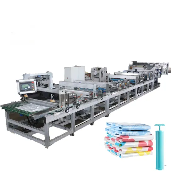 Hand Rolling Compression Vacuum Bags for Clothes Storage and Making Machine