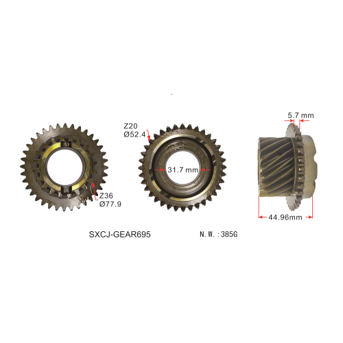 OEM OK60A17291 Synchronizer 5TH Gear for KIA K2700 Gearbox Transmission Parts