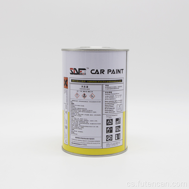 1L Prázdná kulatá plechovka