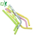 Mixing Color FDA Silicone Straw Bottle for Drink