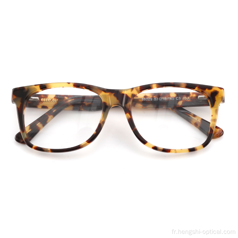 Eyewear Vintage Hight Quality Femmes Spectacles Eco Friendly Optical Acetate Glasses Frames