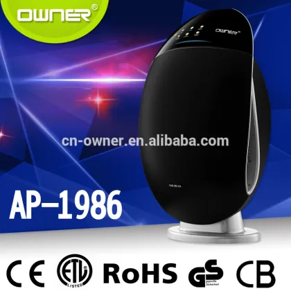 2015 new design HEPA filter air purifier cigarette smoke in home or office