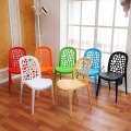 Muebles de restaurante silla de comedor creativa colorida