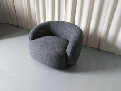 Single-person coarse cloth sofa