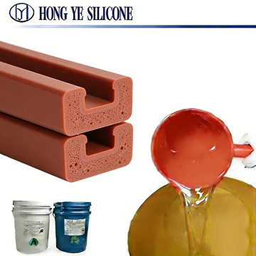 Dense Closed Cell Silicone Foam Pipe
