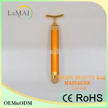 Cosmetics Beauty Massager 24k Gold Facial Beauty Bar
