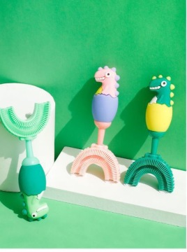 Dinosaur modeling kids toothbrush