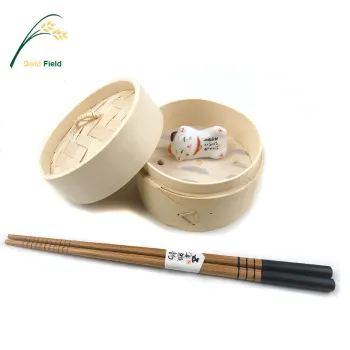 Classic Traditional Mini Dim Sum Bamboo Steamer Baskets
