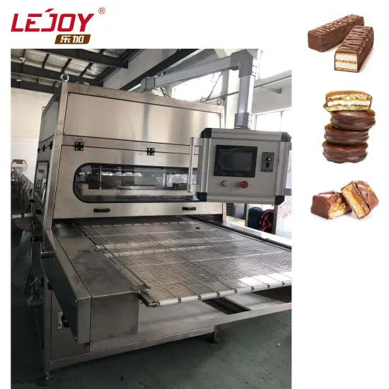Fully Automatic Chocolate Energy Bar Enrobing Machine