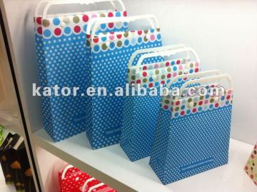 Blue spot Non woven shopping bag gift bag