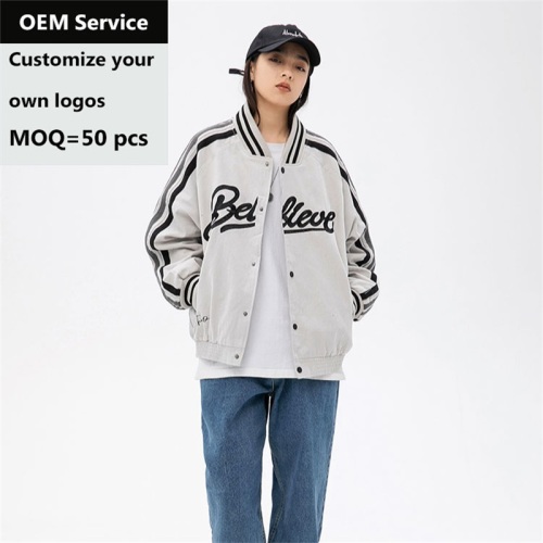 Mesdames Grey Baseball Uniforme Casual