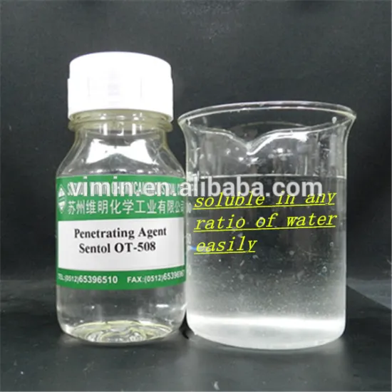 china manufacturer textile chemical penetrating agent and wetting agent