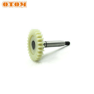 OTOM For HONDA Water Pump Impeller Gear Motorcycle Dirt Bike Engine Part Water Cooled Water Pump Shaft For AX-1 AX1 NX250 NX 250
