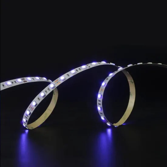 Customized OEM ODM Flexible UV LED Strip Light SMD5050 60LEDs 395nm-400nm 12V/24V IP20 High Quality