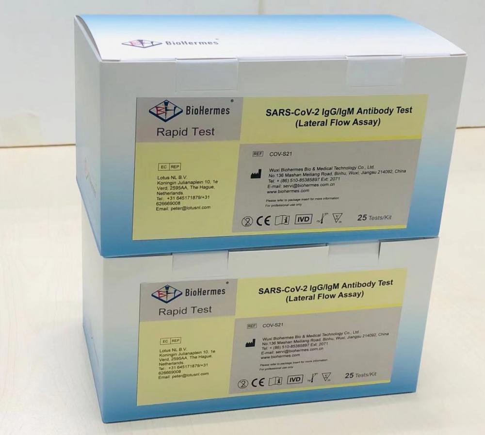 Test rapide d'immunoglobuline M COVID-19