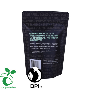 Eco Plastic Coffee Stand Up Bag med ZipperWholesale fra Kina