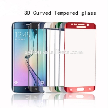 3D full curved tempered glass protector for samsung s6 edge plus