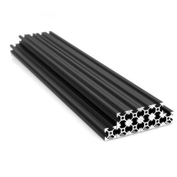 6063 T5 2020 T-Slot Black Industrial Aluminum for Work Table Frame Material