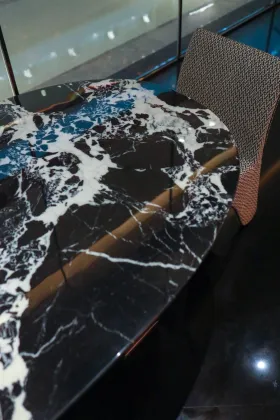 Modern Circular Dining Table "Elegance in the City"