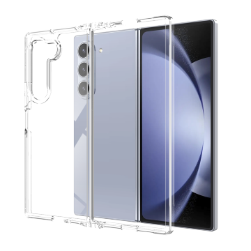 Transparent PC Hard Shell Back Cover for Samsung Galaxy Z Fold6 2024