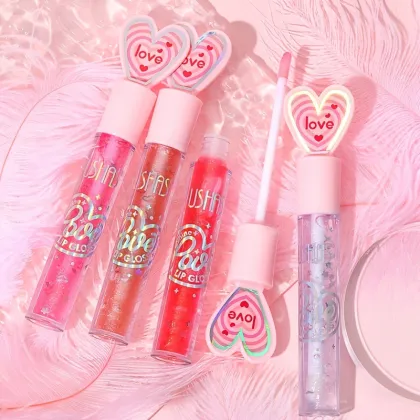 6 Colours Liquid Lip Glaze - Love Mirror Hydration Lipstick Lip Nectar Doe Lip Oil Glossy Shine