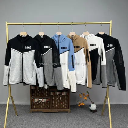 2024 Custom Fashion Logo Tech Fleece Track Suit for Men