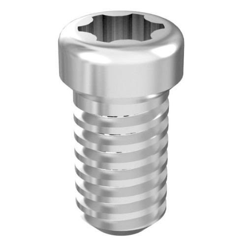 Implanted titanium alloy screw for surgical and dental