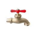 3/4" NPT Full Flow Blue Handle Wheel Brass Boiler Drain Valve