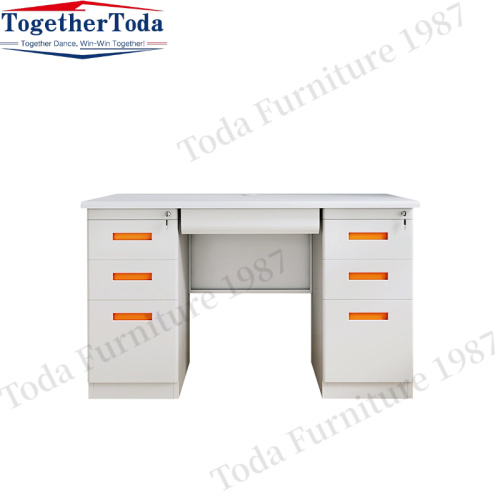 Office Desk 6 Drawers Metal Office Tables Supplier