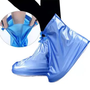 Waterproof Rain Reusable Shoes Cover Rain Shoes Boots Covers Overshoes Galoshes Travel for Men Women Kids