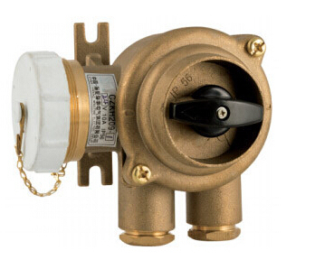 Marine Brass Socket with Switch IMPA 792887
