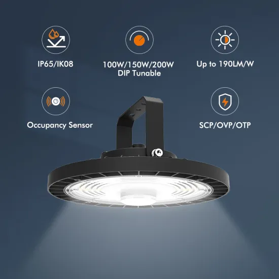 Cost-effective 150W to 200W Grade A LED High Bay Lights for Warehouse and Shopping Areas