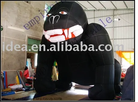 Inflatable Gorrilla, Promotional inflatable,mascots