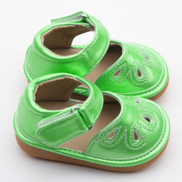 Popular Fruit Green Kids Squeaky Shoes Wholesales